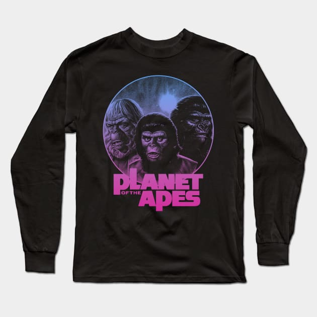 Planet Of The Apes Long Sleeve T-Shirt by SYNDICATE WORLD